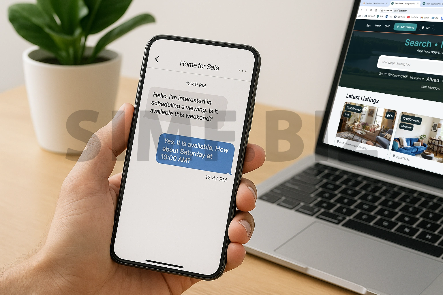 Direct communication between agencies and clients on SIMF.BIZ