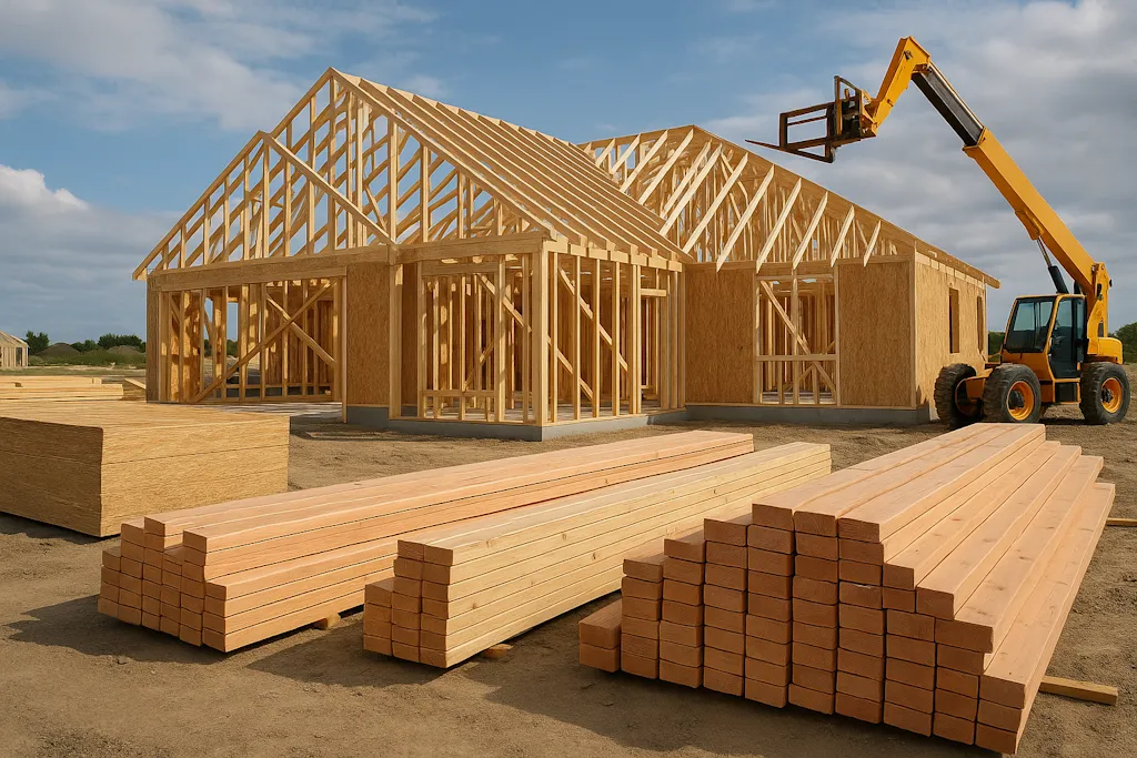 New Home Construction Slows as Builders React to Rising Material Costs