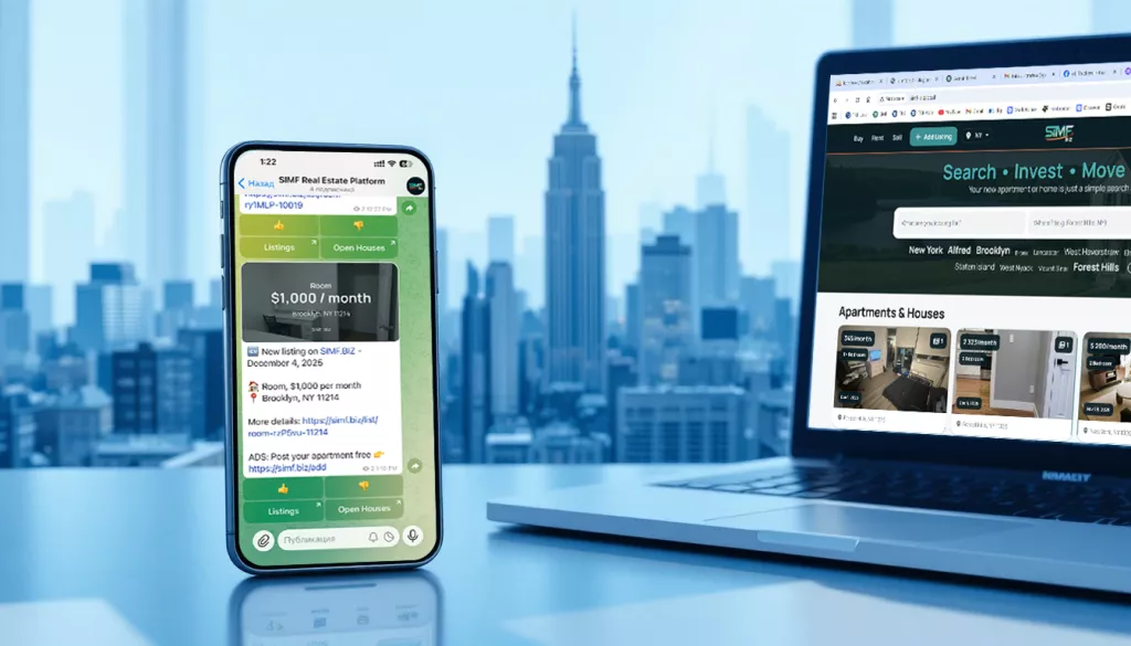 SIMF Realty Launches a Telegram Channel With Instant Listing Updates